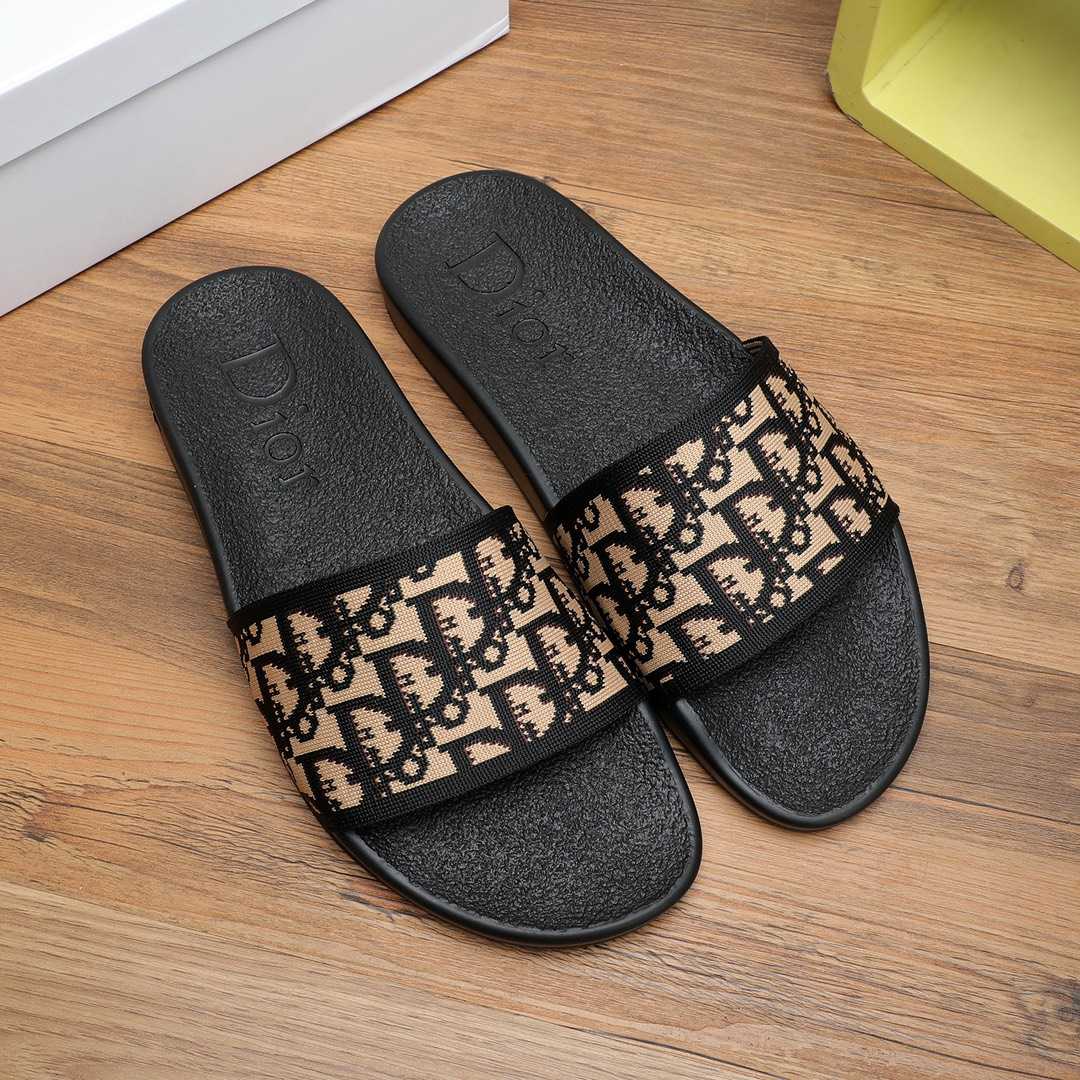 Dior Oblique Jacquard Sandals  - DopestKickz