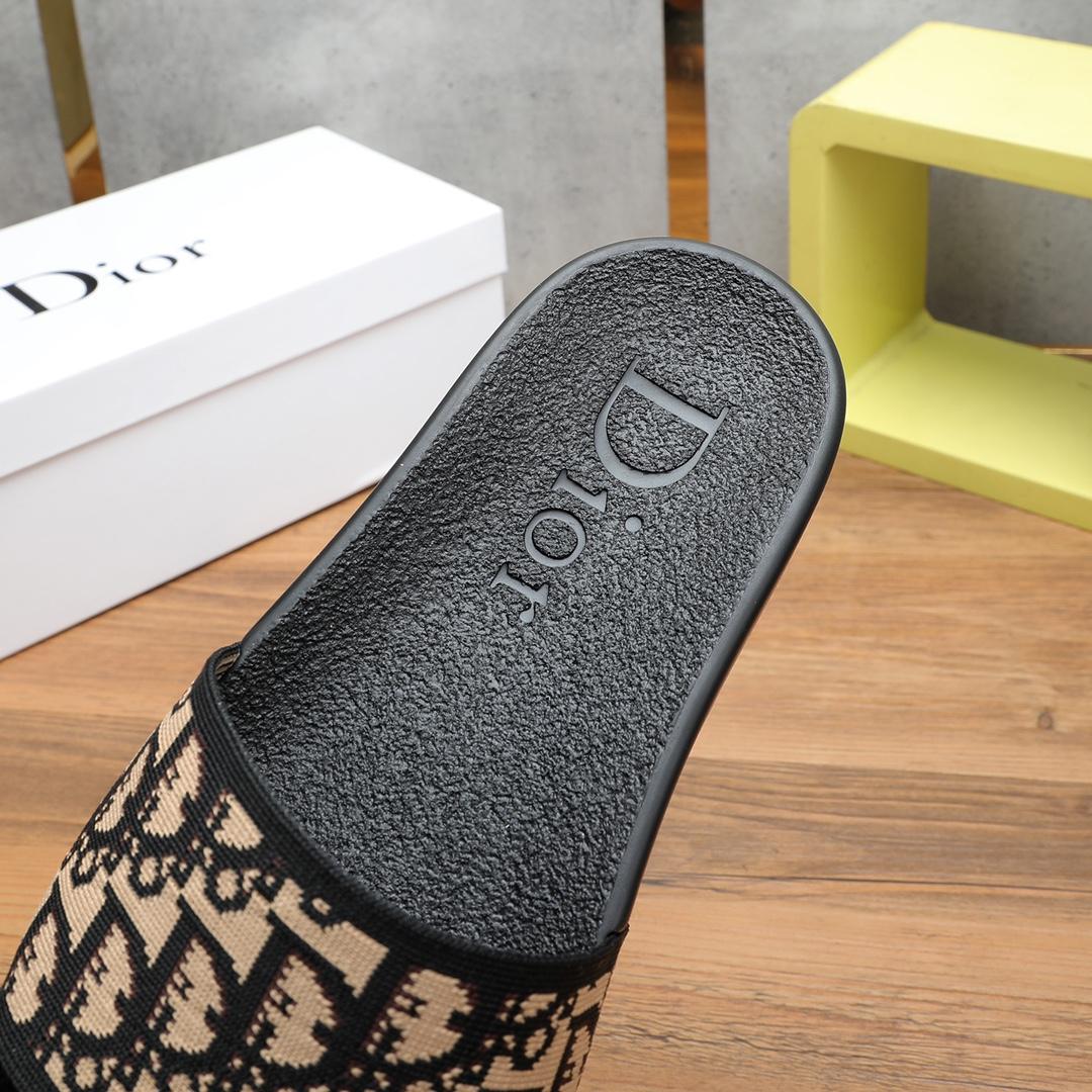 Dior Oblique Jacquard Sandals  - DopestKickz
