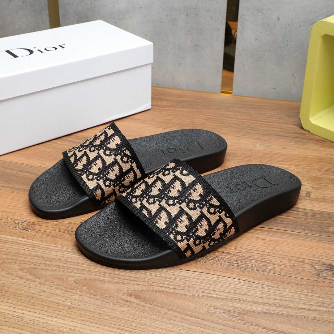 Dior Oblique Jacquard Sandals  - DopestKickz