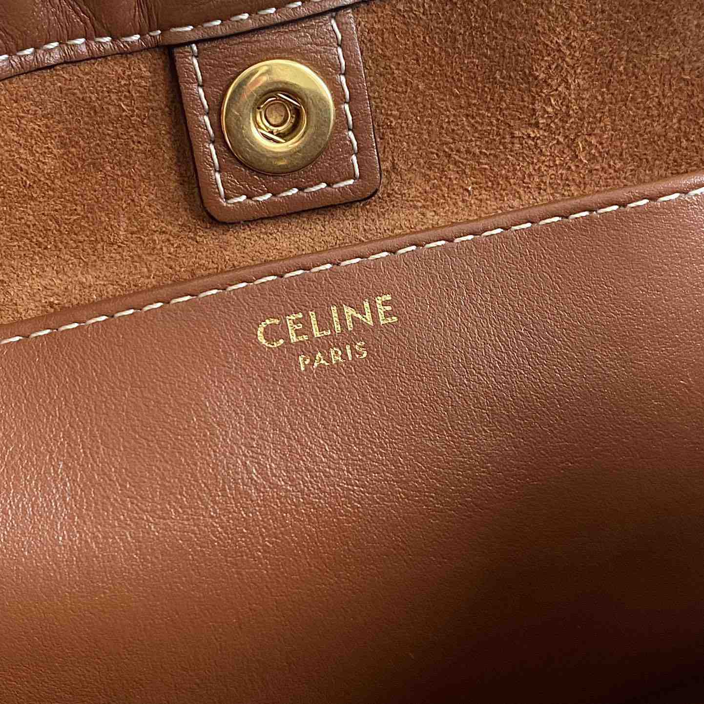 Celine Small Cabas Drawstring Cuir Triomphe In Smooth Calfskin - DopestKickz