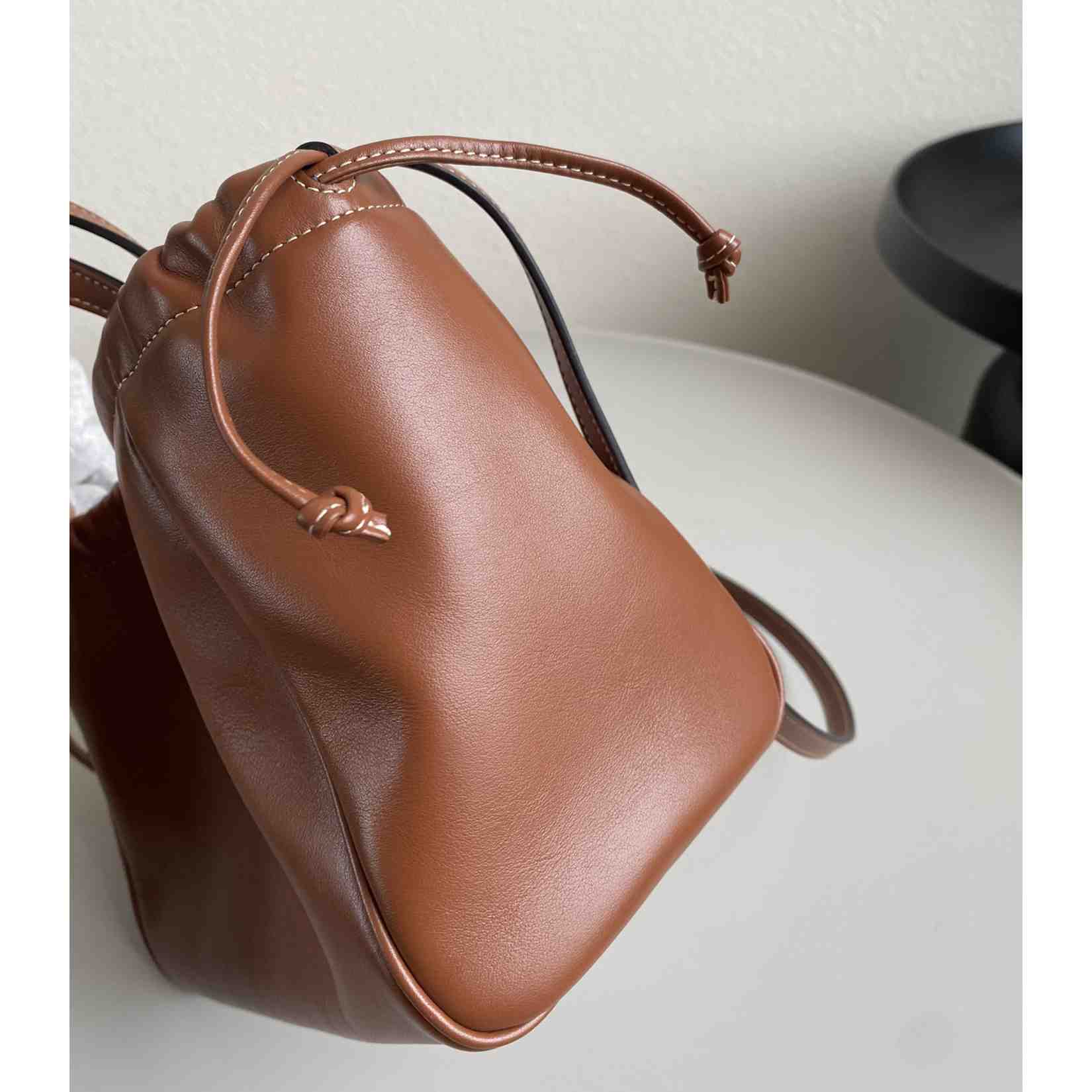 Celine Small Cabas Drawstring Cuir Triomphe In Smooth Calfskin - DopestKickz