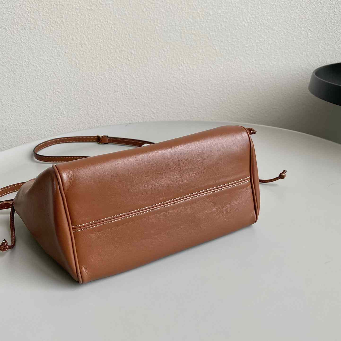 Celine Small Cabas Drawstring Cuir Triomphe In Smooth Calfskin - DopestKickz