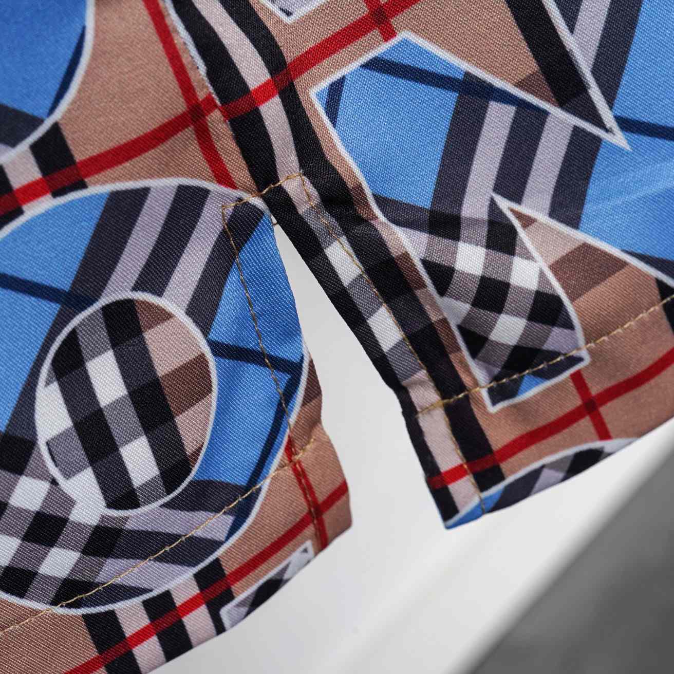 Burberry Vintage Check Logo Short Sleeve Shirt & Shorts - DopestKickz