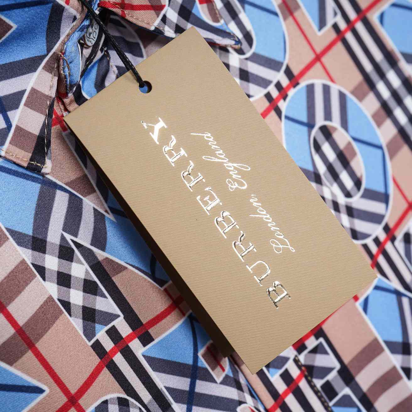 Burberry Vintage Check Logo Short Sleeve Shirt & Shorts - DopestKickz