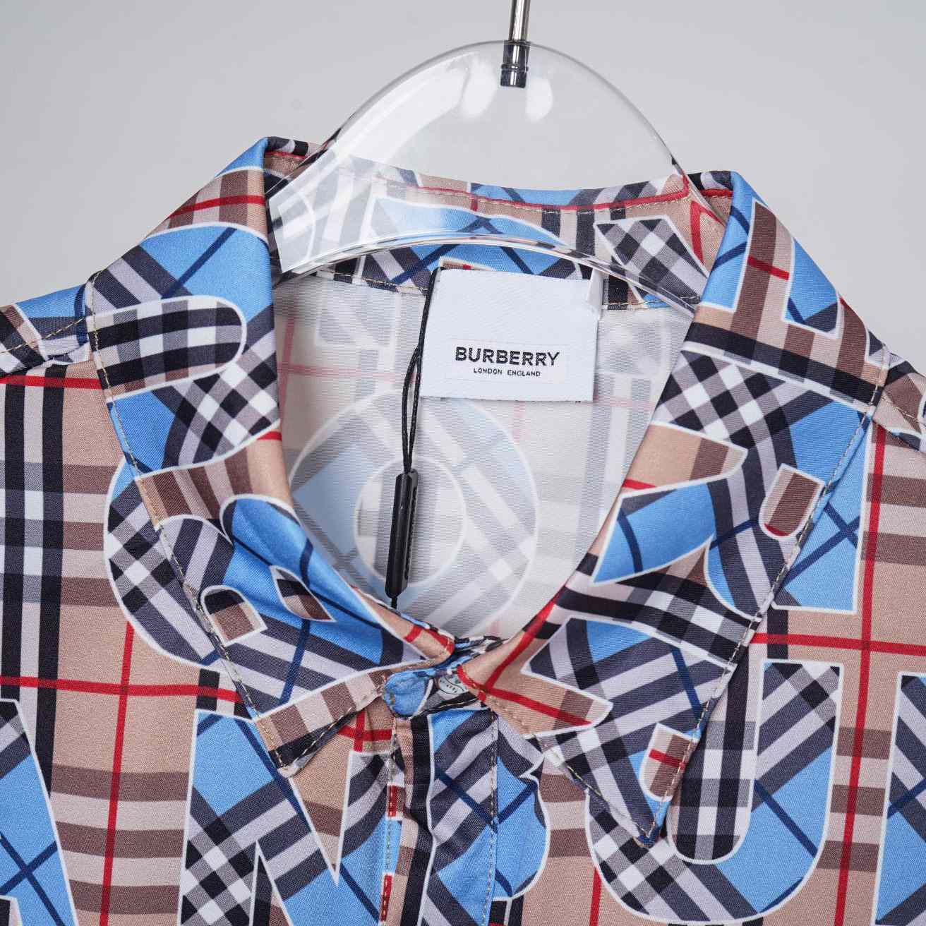 Burberry Vintage Check Logo Short Sleeve Shirt & Shorts - DopestKickz