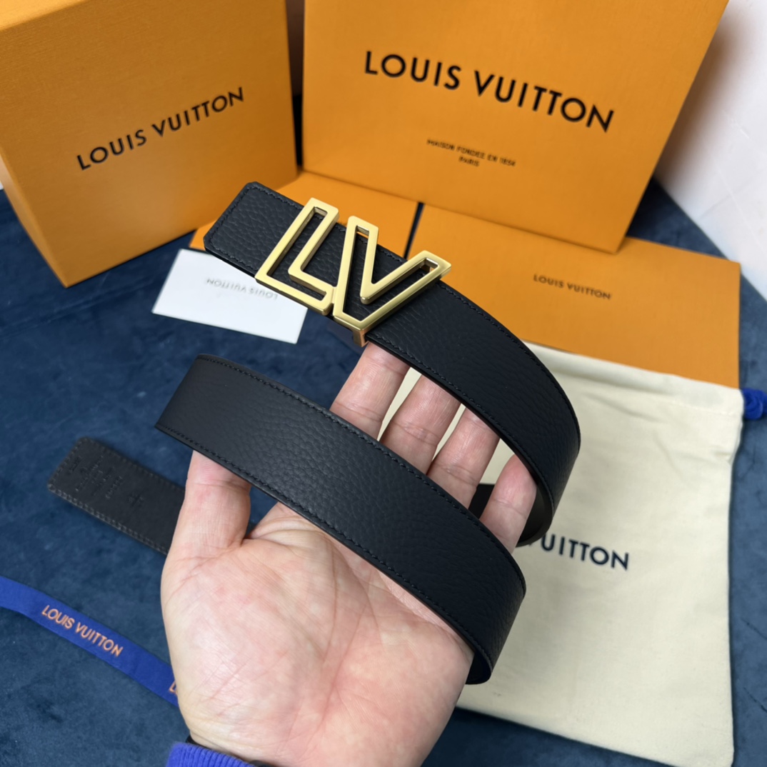 Louis Vuitton Reversible Belt  35mm - DopestKickz