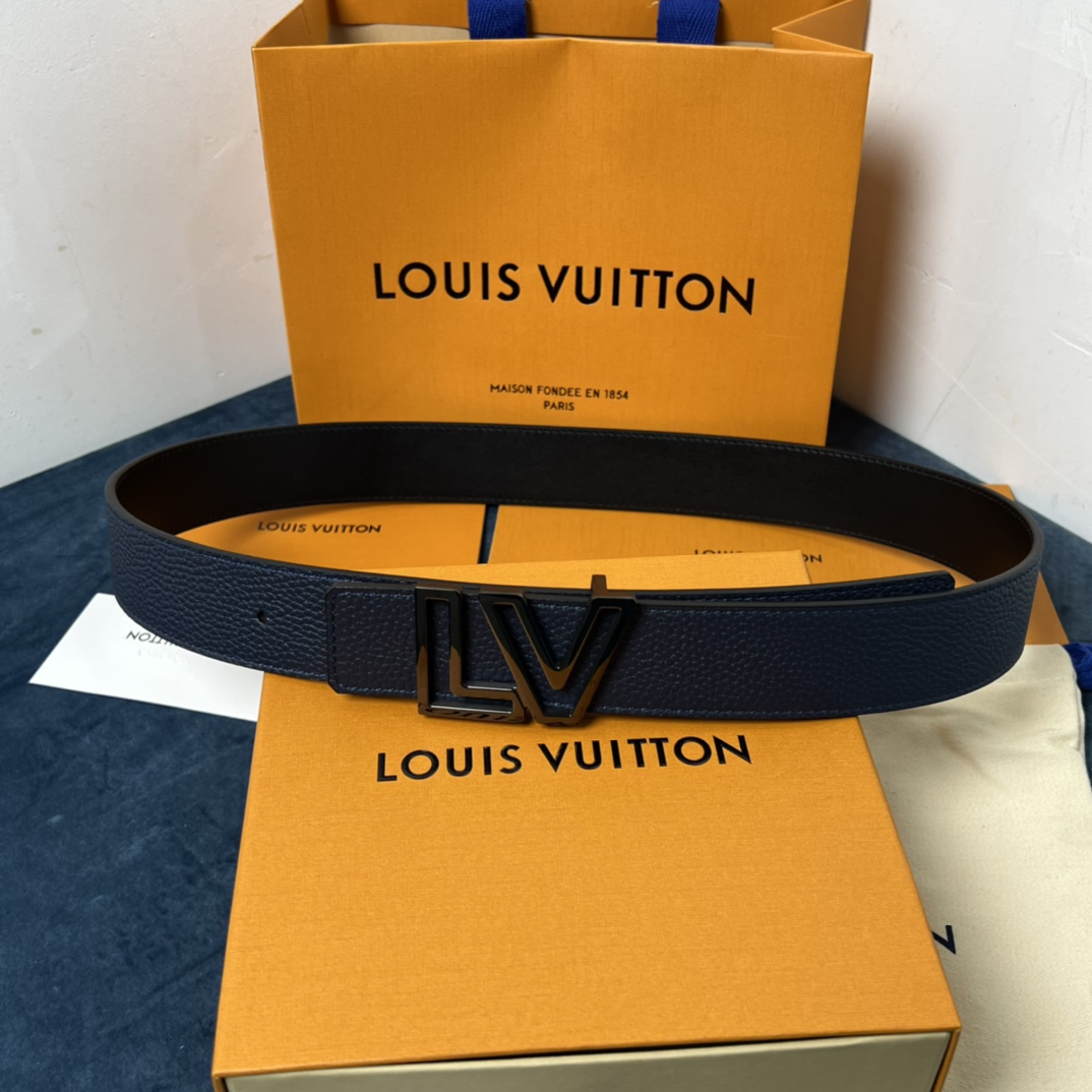 Louis Vuitton Reversible Belt  35mm - DopestKickz