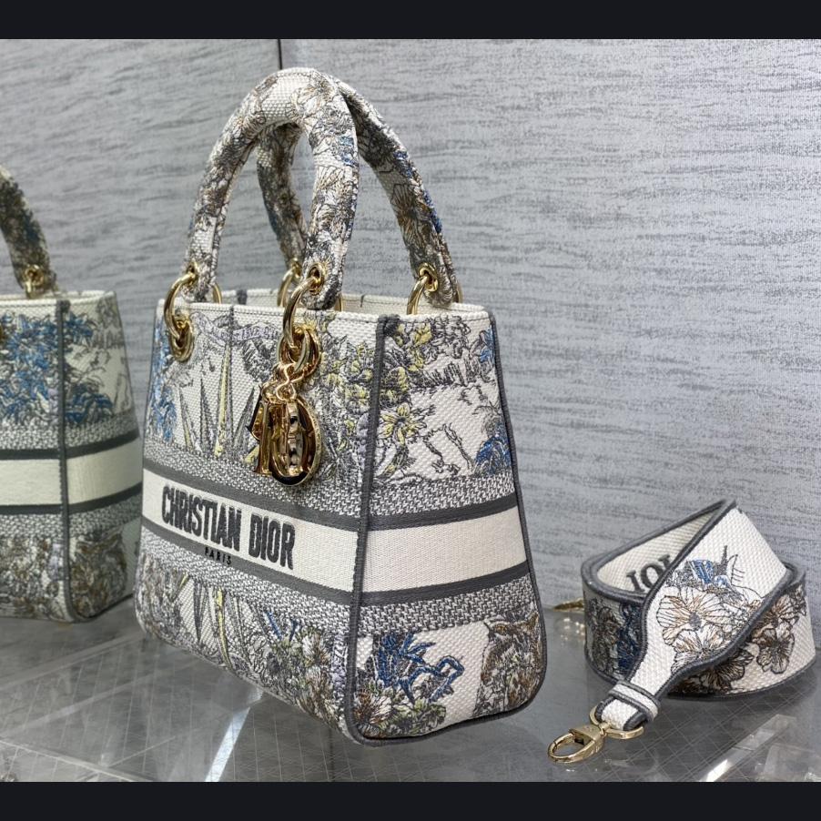 Dior Medium Lady D-lite Bag - DopestKickz