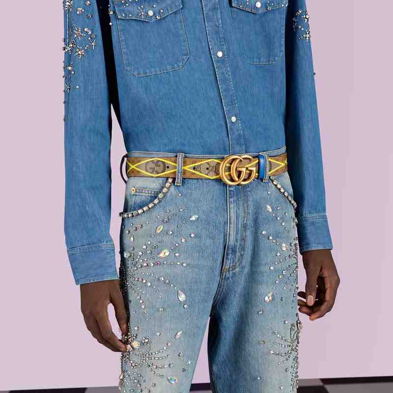 Gucci GG Marmont Wide Belt - DopestKickz