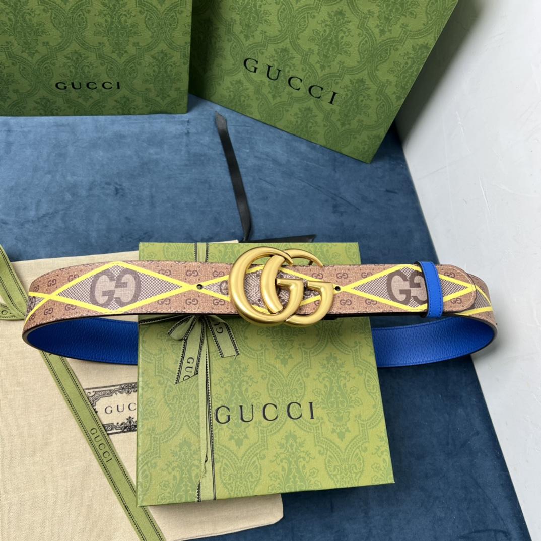 Gucci GG Marmont Wide Belt - DopestKickz