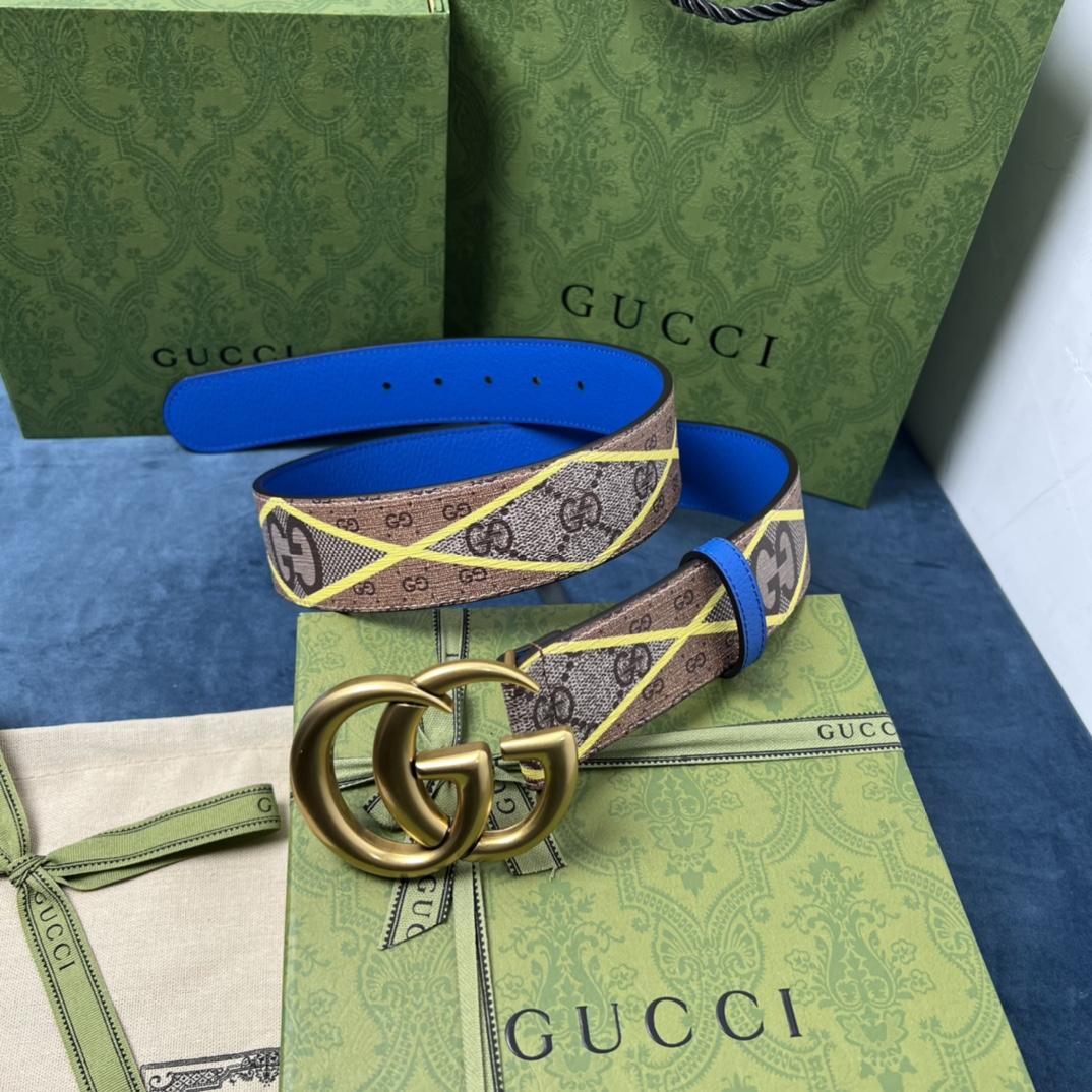 Gucci GG Marmont Wide Belt - DopestKickz