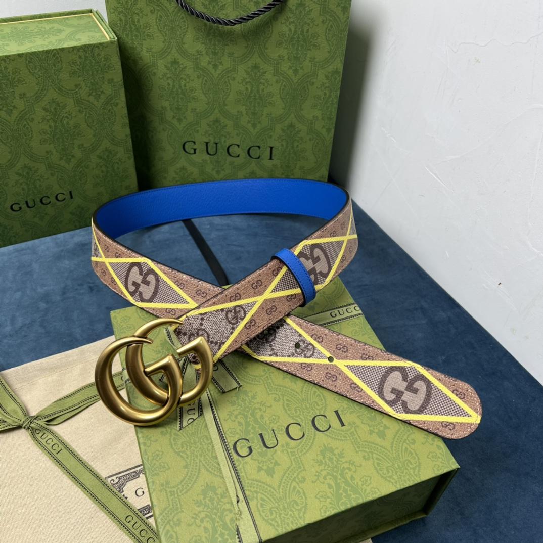 Gucci GG Marmont Wide Belt - DopestKickz