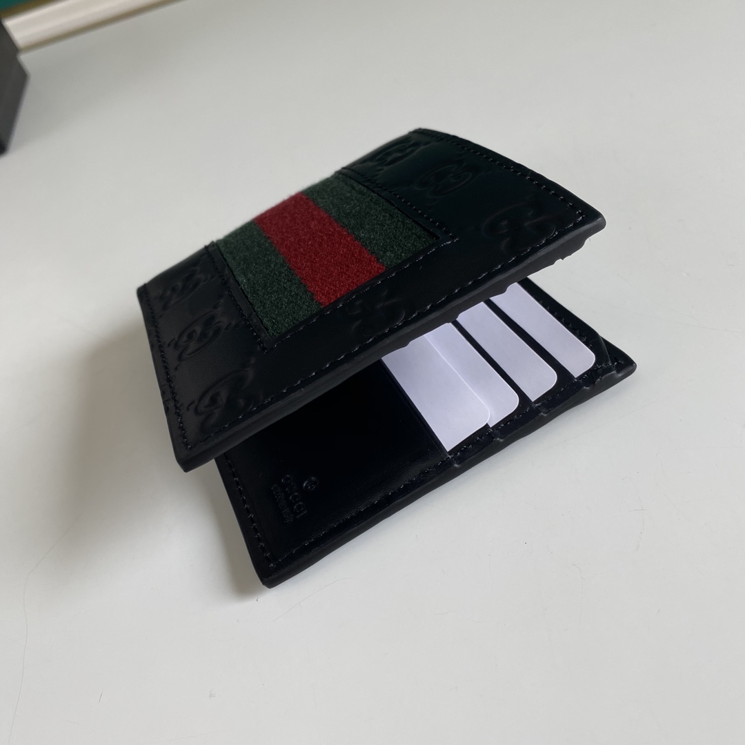 Gucci GG Supreme Web Wallet(11-9-1.5cm)    - DopestKickz