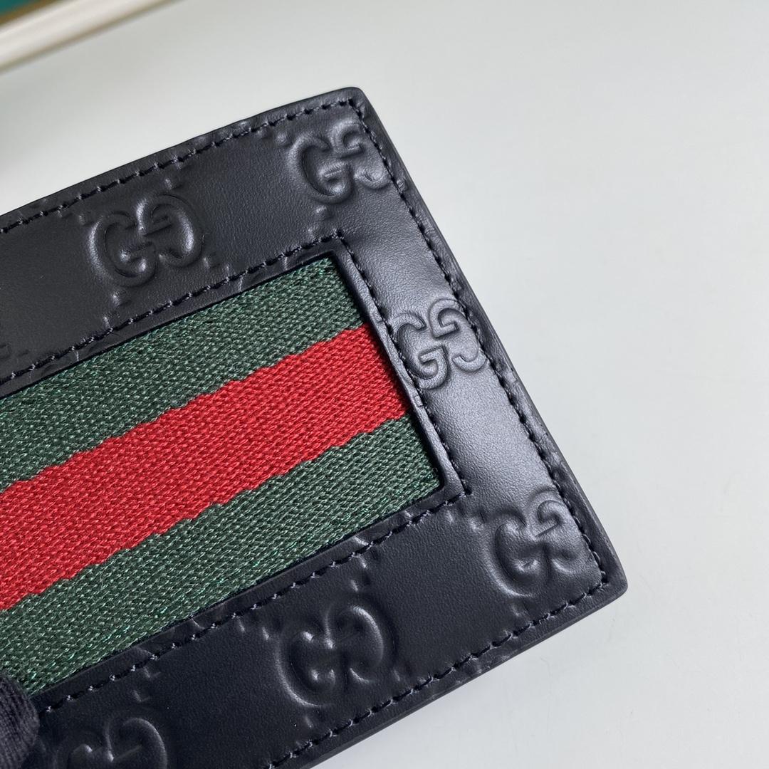 Gucci GG Supreme Web Wallet(11-9-1.5cm)    - DopestKickz
