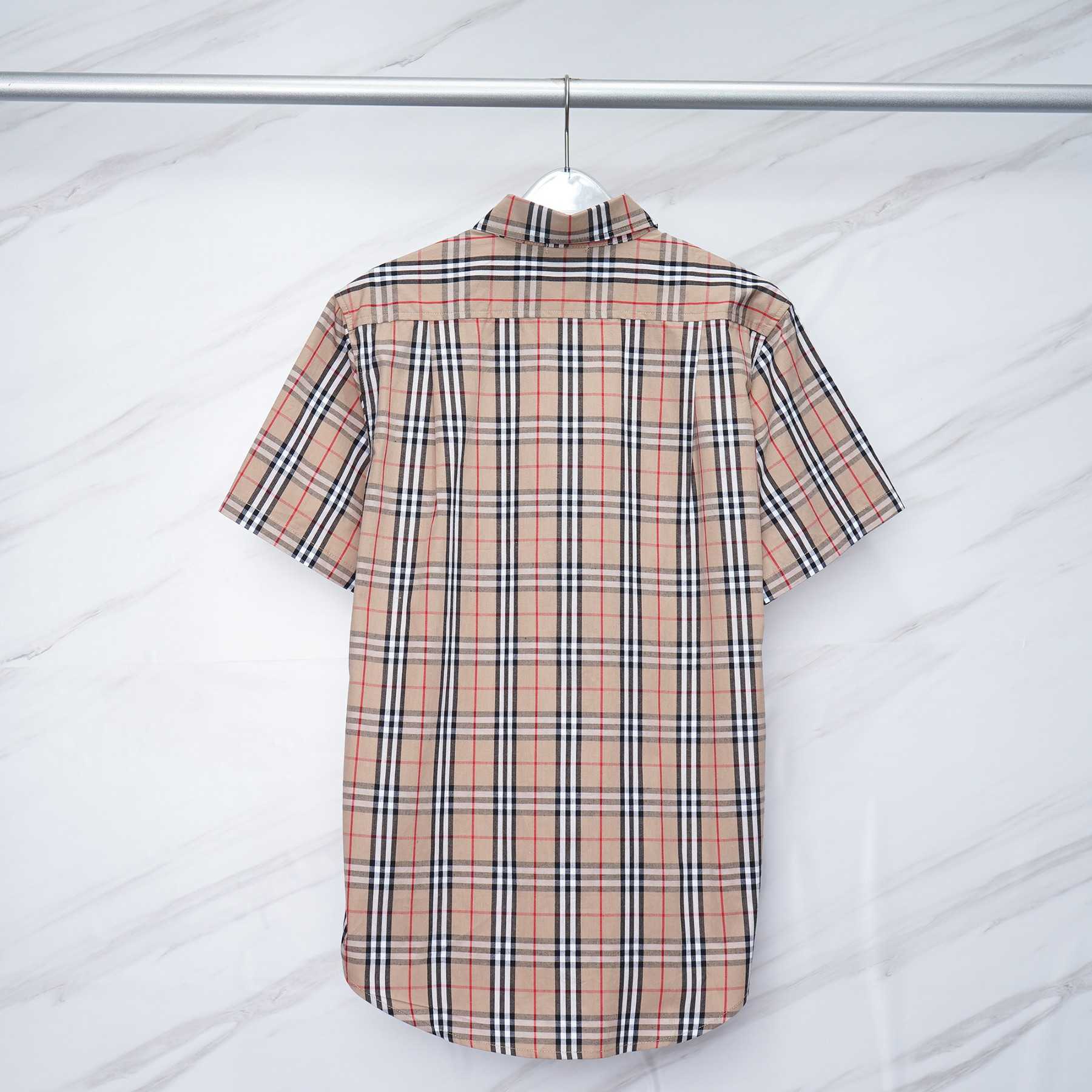 Burberry Short-sleeve Check Cotton Poplin Shirt & Shorts - DopestKickz