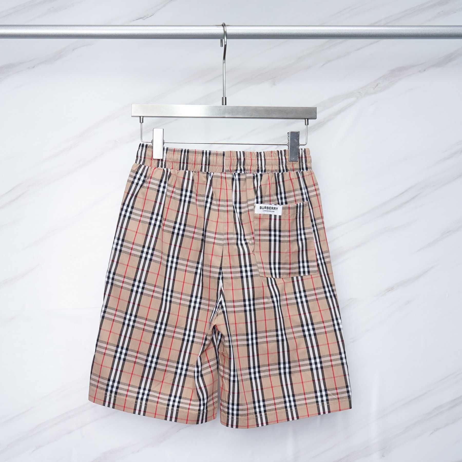 Burberry Short-sleeve Check Cotton Poplin Shirt & Shorts - DopestKickz