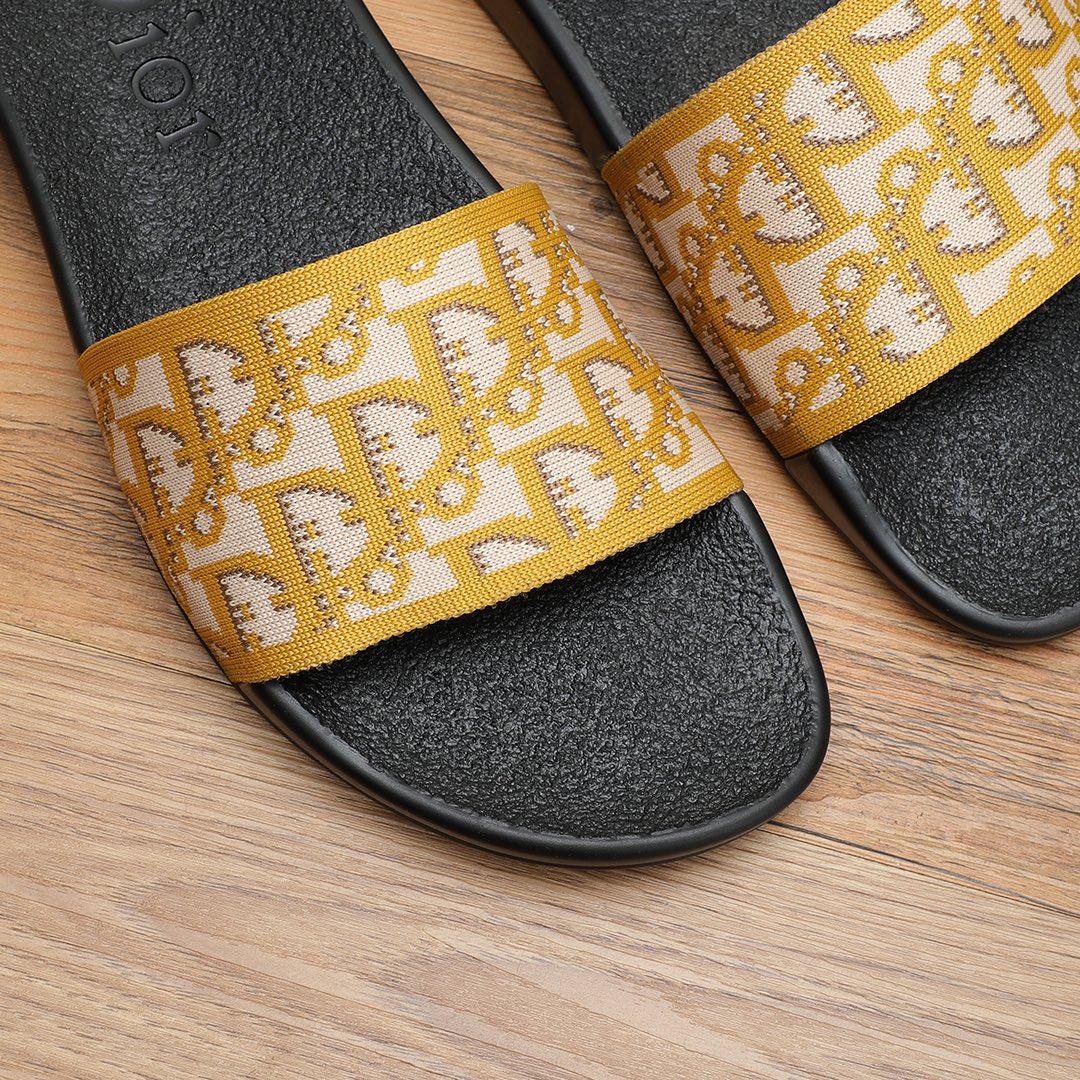 Dior Oblique Jacquard Sandals  - DopestKickz