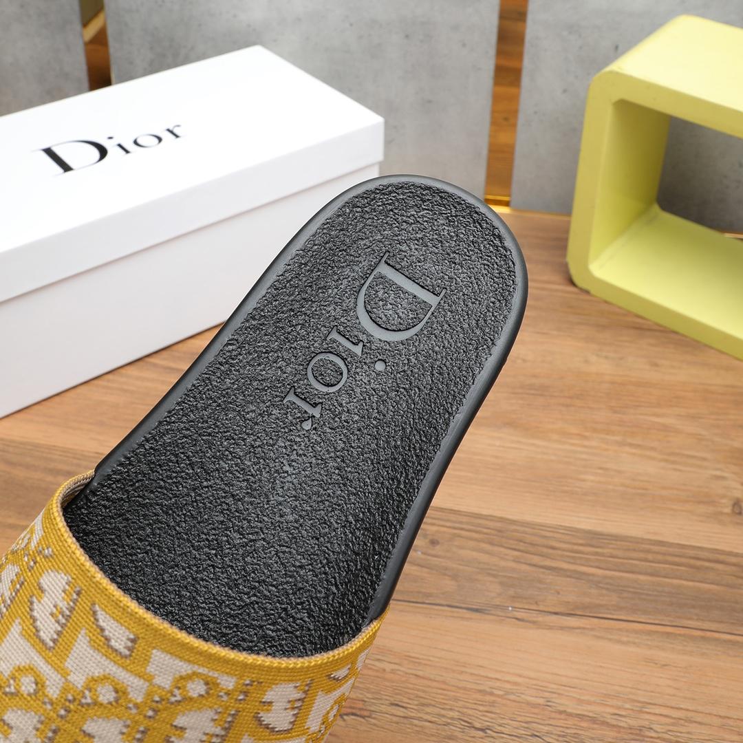 Dior Oblique Jacquard Sandals  - DopestKickz