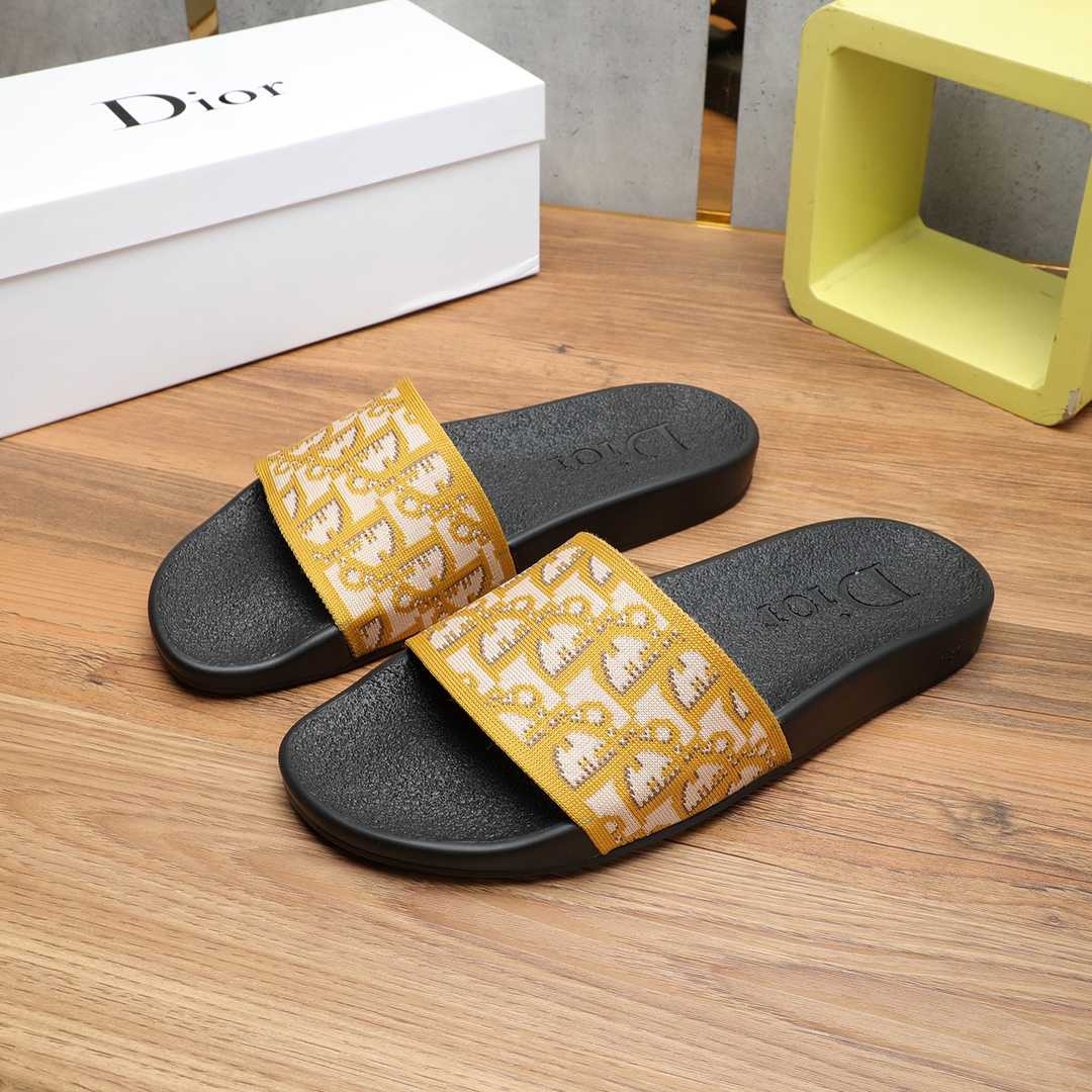 Dior Oblique Jacquard Sandals  - DopestKickz