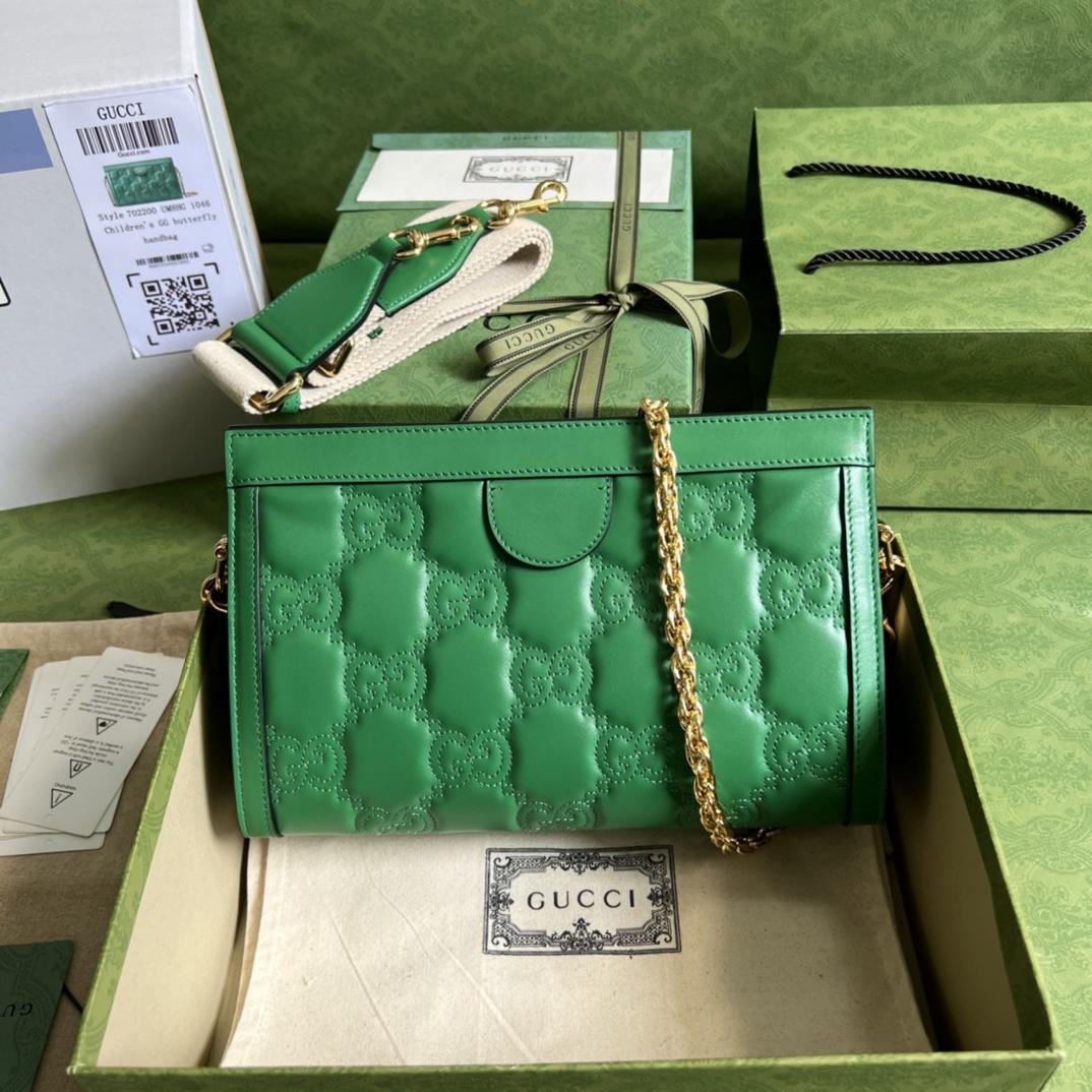 Gucci GG Matelassé Small Bag(26*17.5*8cm) - DopestKickz