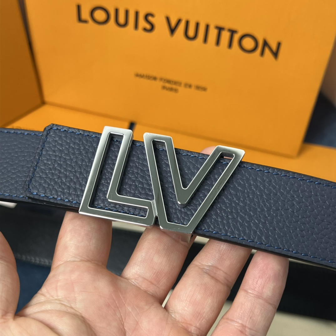 Louis Vuitton Reversible Belt  35mm - DopestKickz