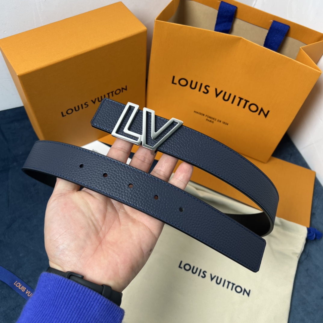 Louis Vuitton Reversible Belt  35mm - DopestKickz