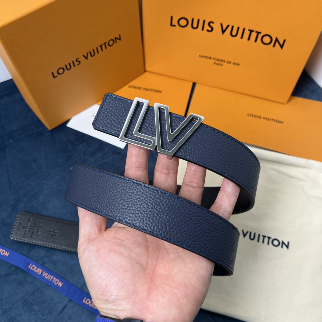 Louis Vuitton Reversible Belt  35mm - DopestKickz