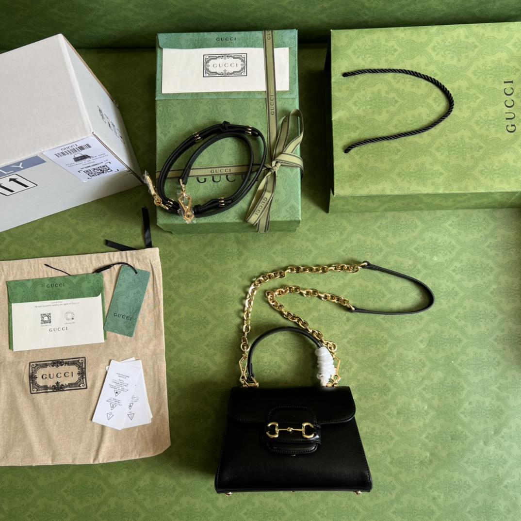 Gucci Horsebit 1955 Mini Bag(22x16x10.5cm) - DopestKickz