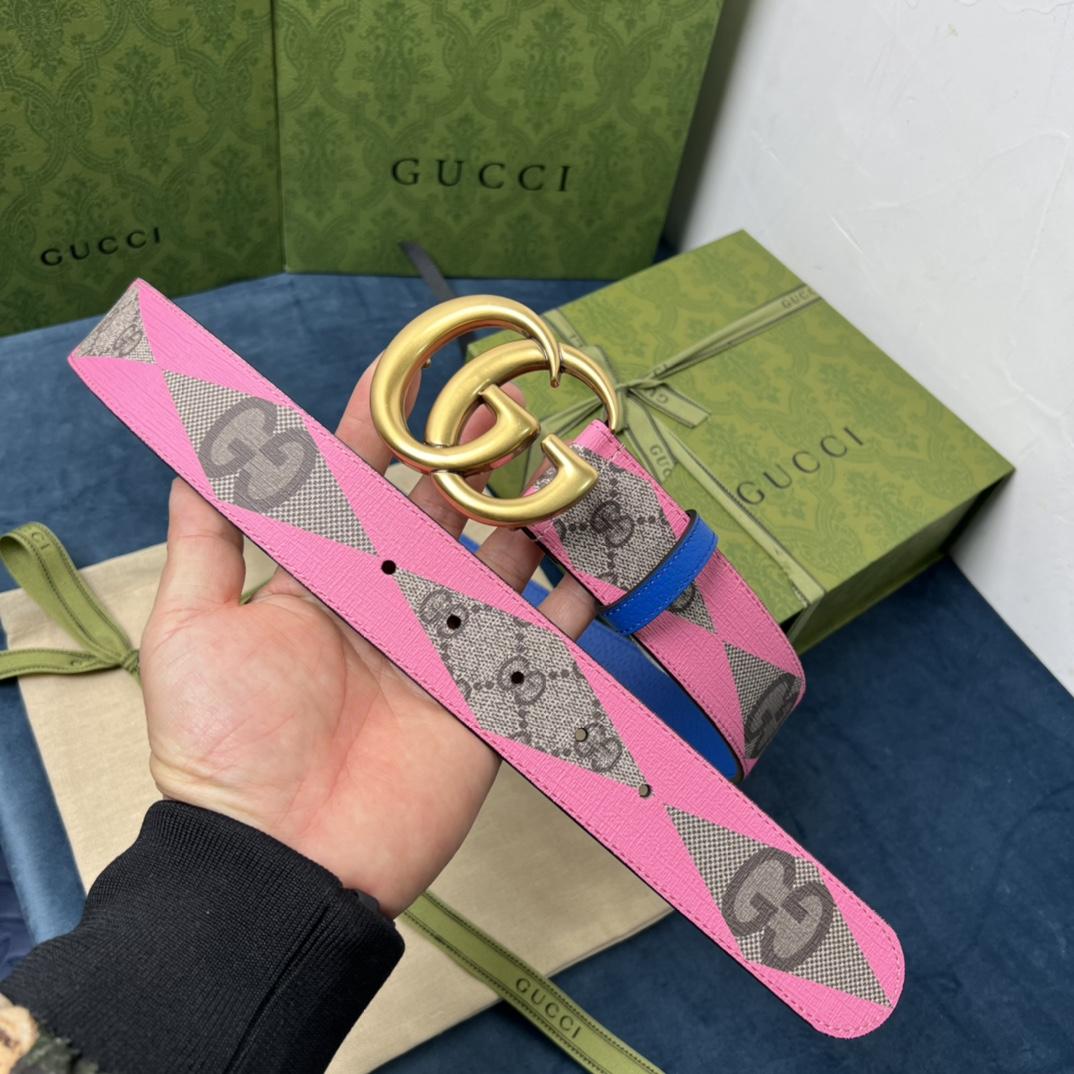Gucci GG Marmont Wide Belt - DopestKickz