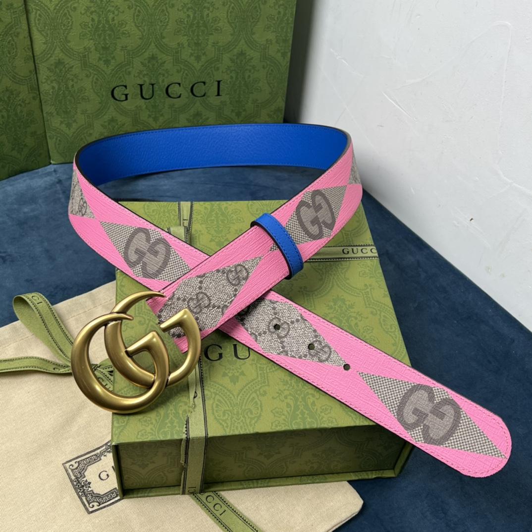 Gucci GG Marmont Wide Belt - DopestKickz