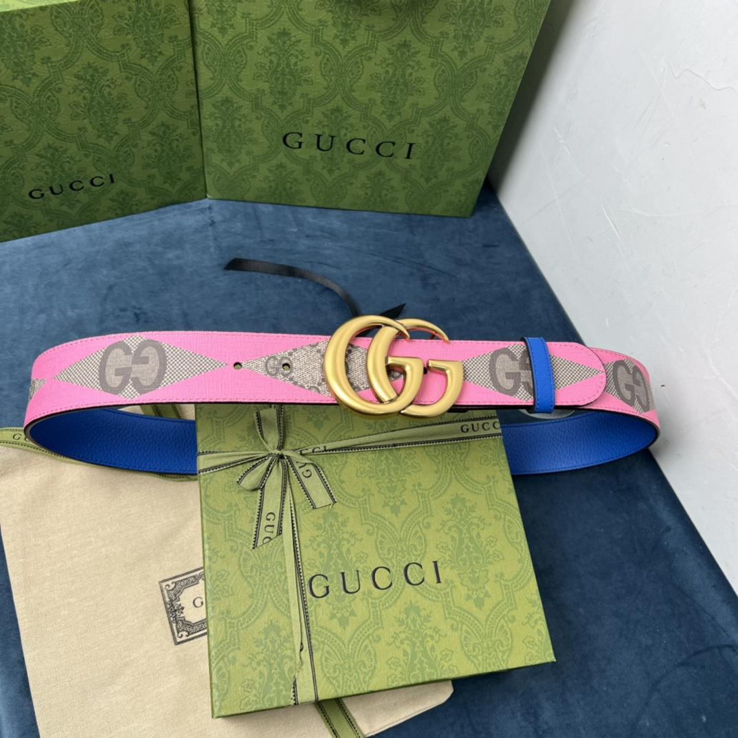 Gucci GG Marmont Wide Belt - DopestKickz