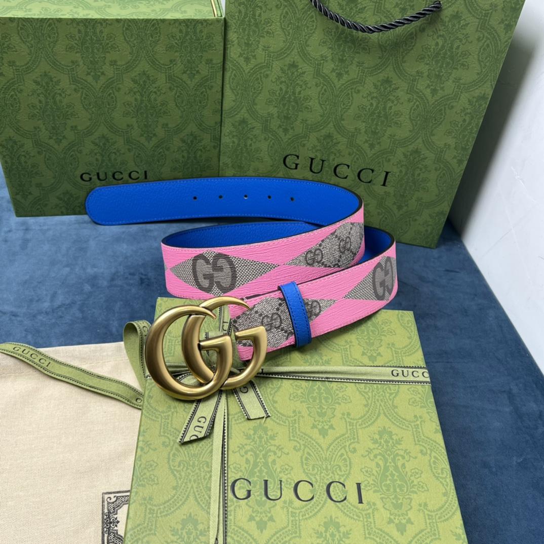 Gucci GG Marmont Wide Belt - DopestKickz