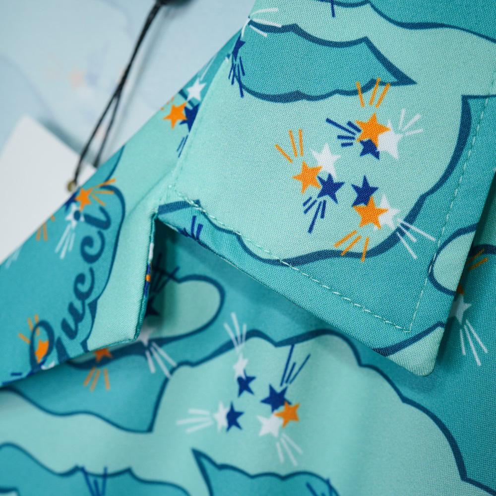 Gucci Lovelight Viscose Bowling Shirt & Shorts - DopestKickz