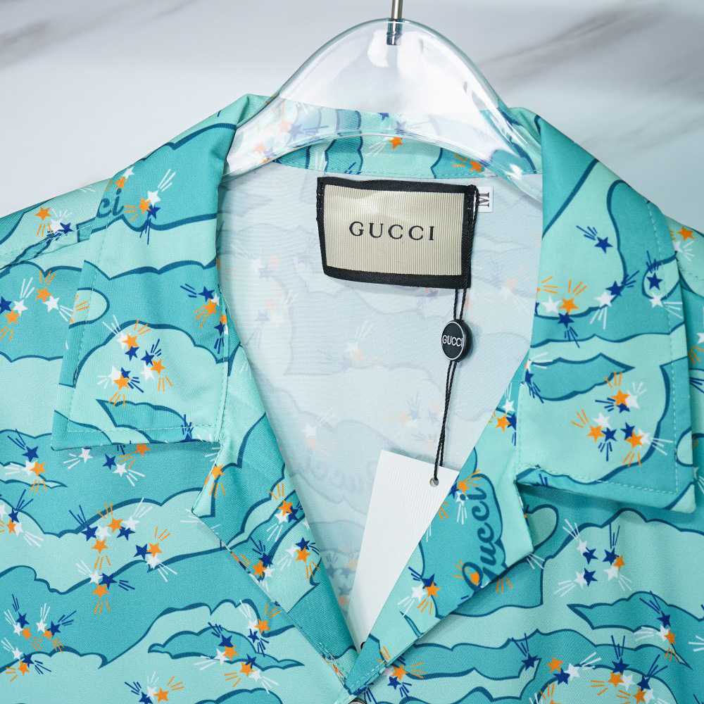 Gucci Lovelight Viscose Bowling Shirt & Shorts - DopestKickz