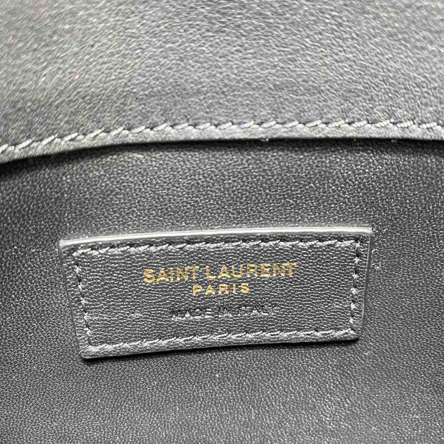 Saint Laurent Uptown Striped Envelope Clutch Bag(27x16x2cm) - DopestKickz