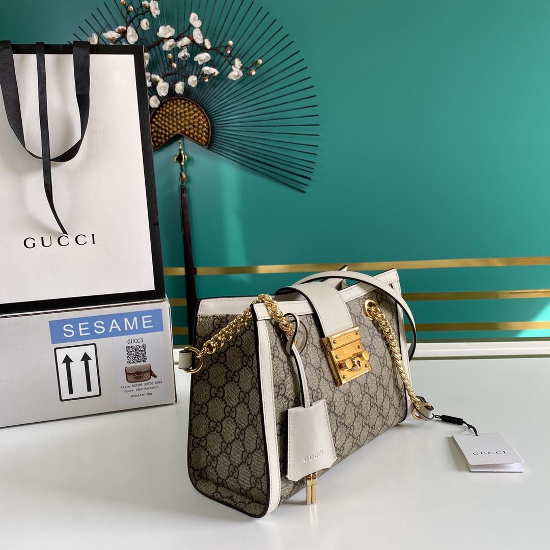 Gucci Padlock Small GG Shoulder Bag(26-18-10cm) - DopestKickz