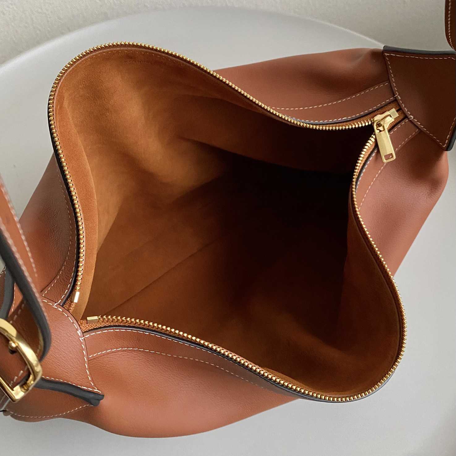 Celine Large Romy In Supple Calfskin Tan - DopestKickz