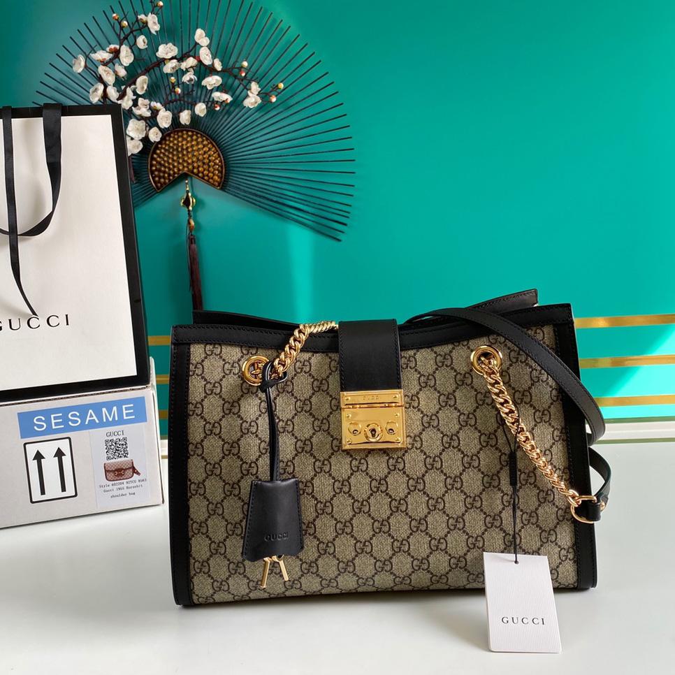 Gucci Padlock Medium GG Shoulder Bag(35-23.5-14cm) - DopestKickz