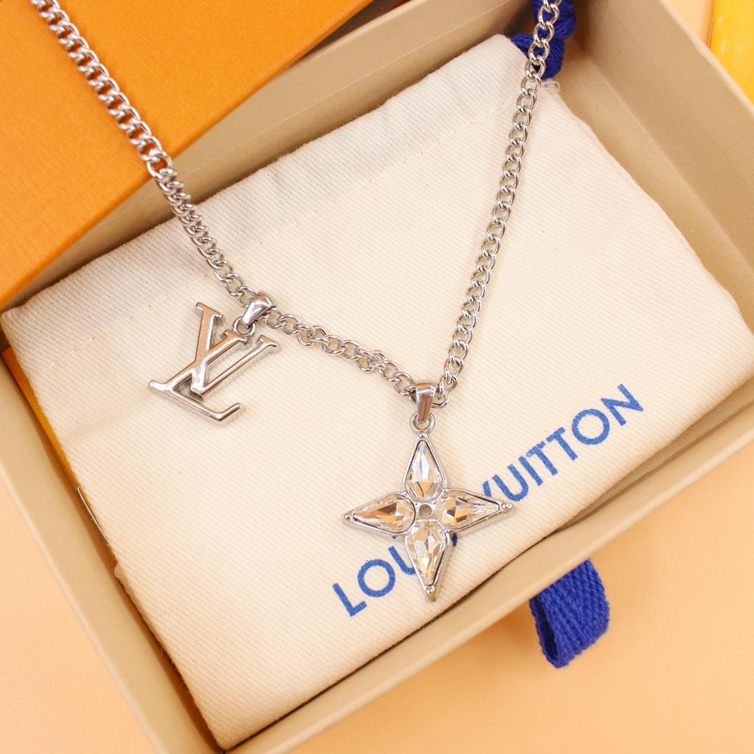 Louis Vuitton Flower Cut Necklace    M00680 - DopestKickz