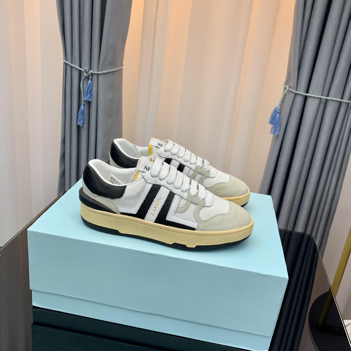 Lanvin Mesh Clay Low-Top Sneakers - DopestKickz