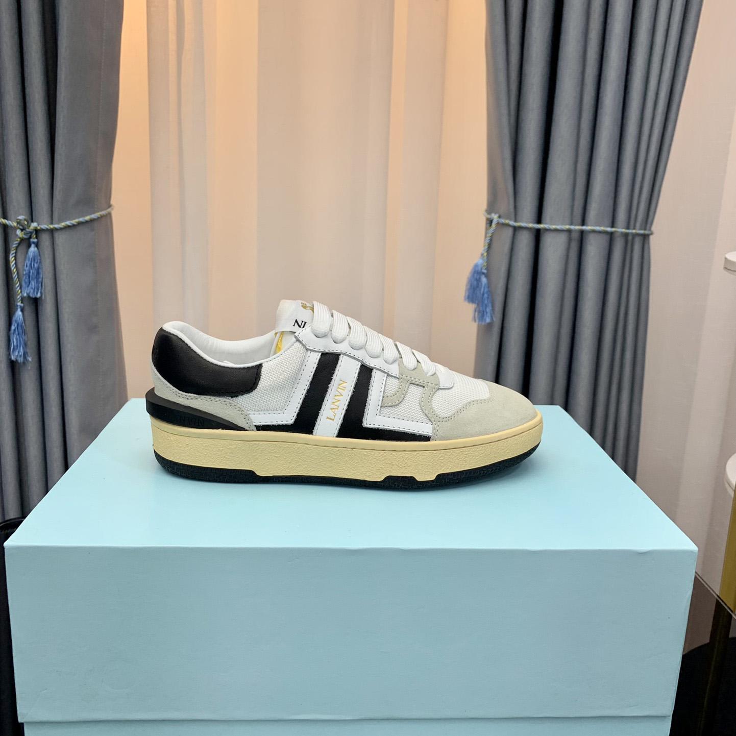 Lanvin Mesh Clay Low-Top Sneakers - DopestKickz