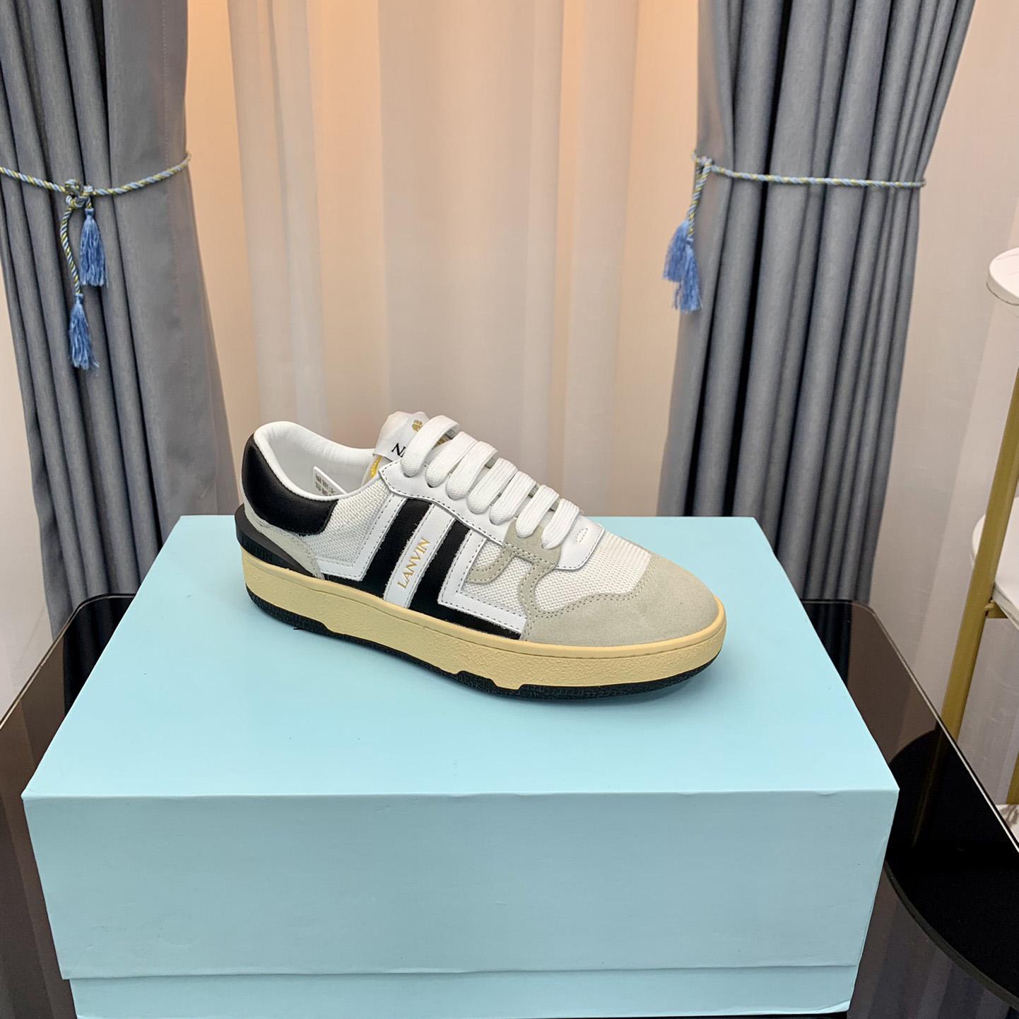 Lanvin Mesh Clay Low-Top Sneakers - DopestKickz