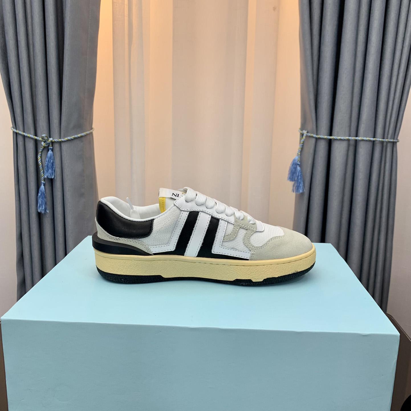 Lanvin Mesh Clay Low-Top Sneakers - DopestKickz