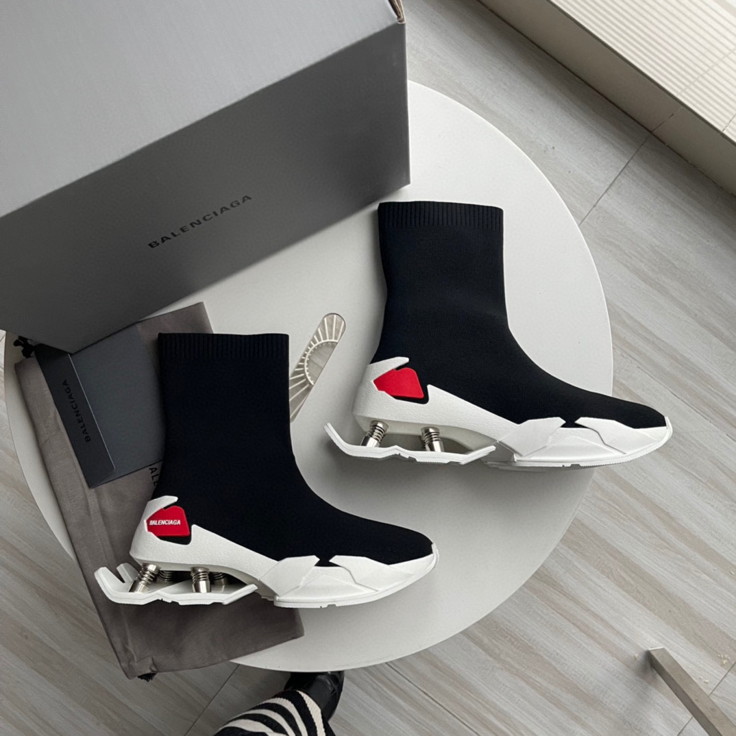 Balenciaga Speed Sneaker In Black - DopestKickz