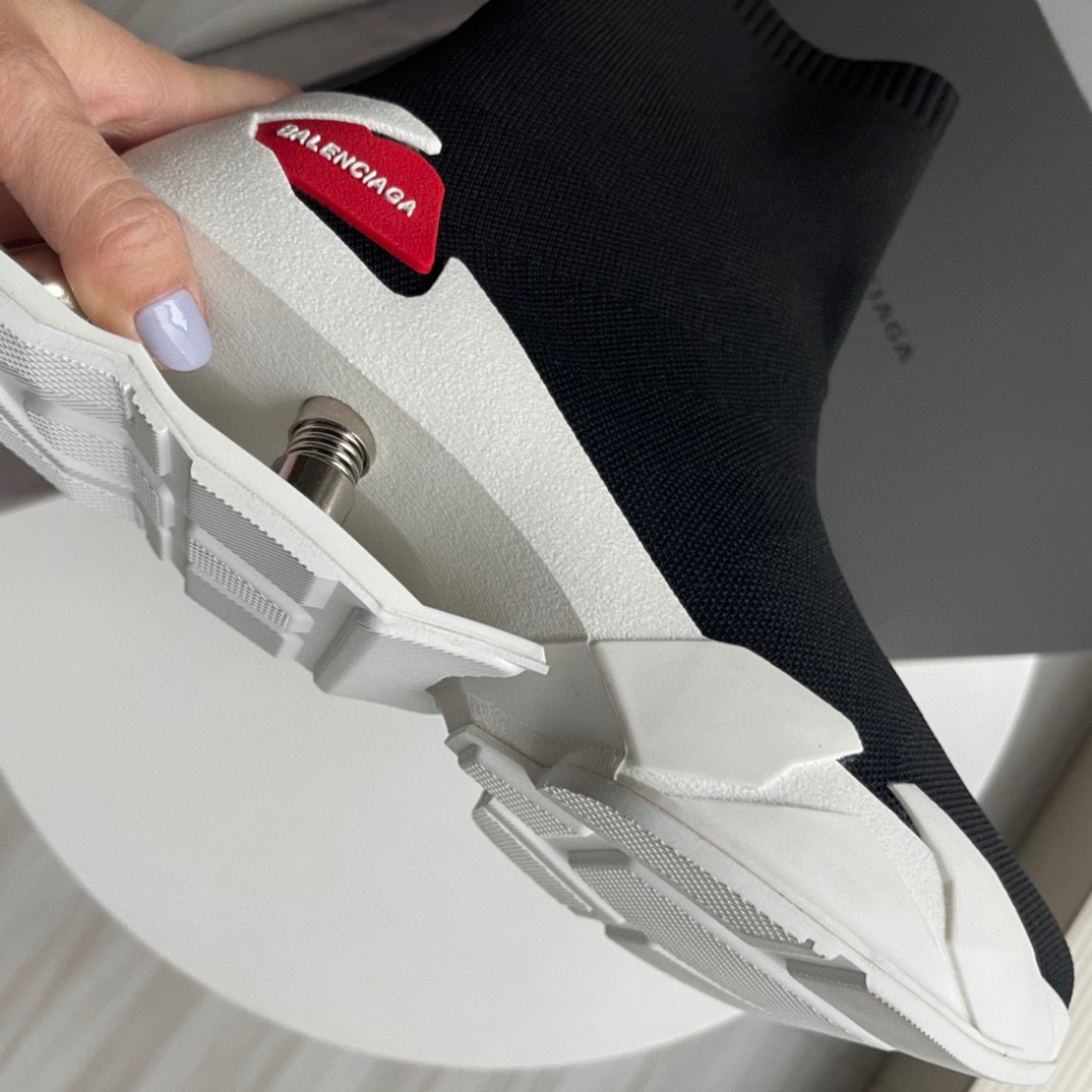 Balenciaga Speed Sneaker In Black - DopestKickz