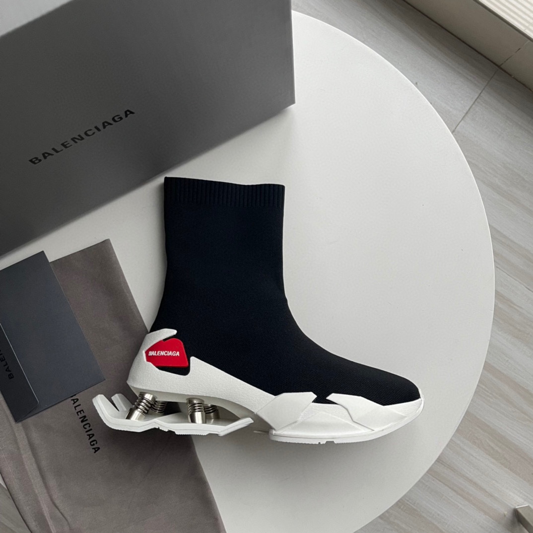 Balenciaga Speed Sneaker In Black - DopestKickz