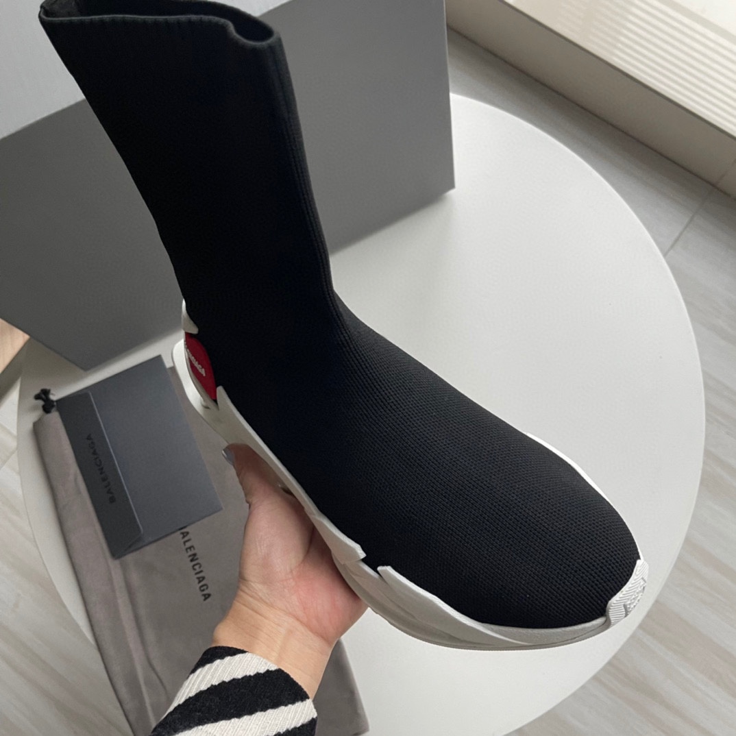 Balenciaga Speed Sneaker In Black - DopestKickz