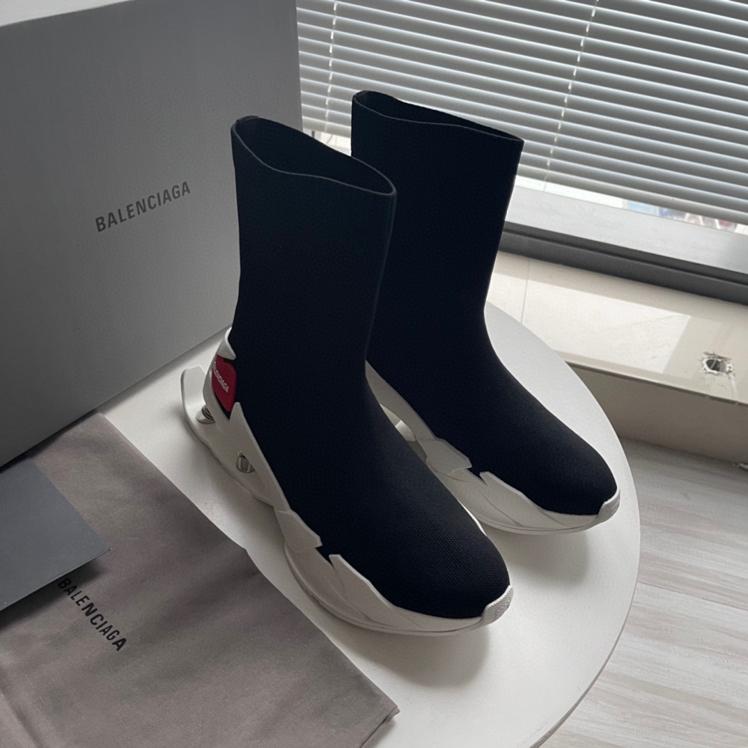 Balenciaga Speed Sneaker In Black - DopestKickz