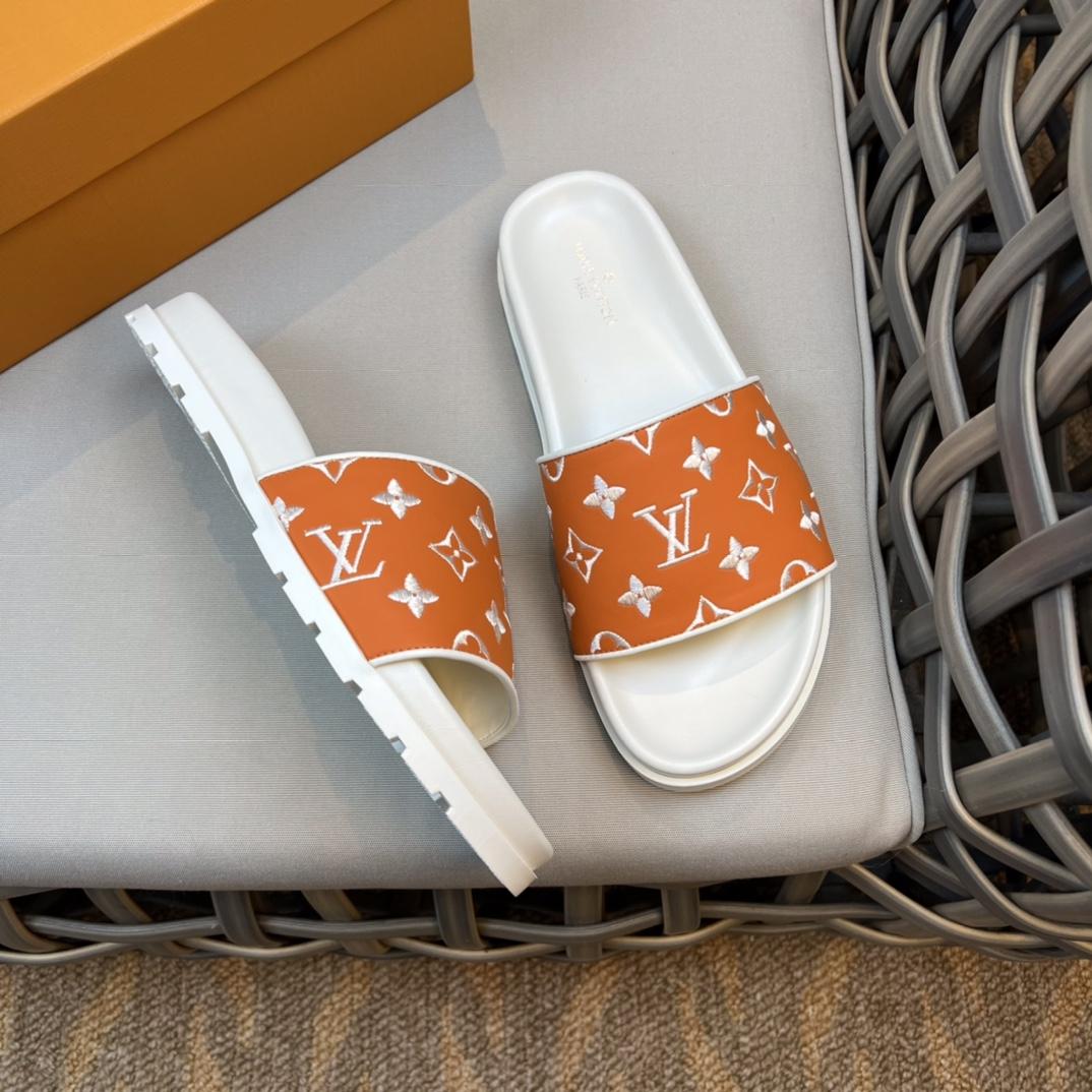 Louis Vuitton Monogram Sandals - DopestKickz