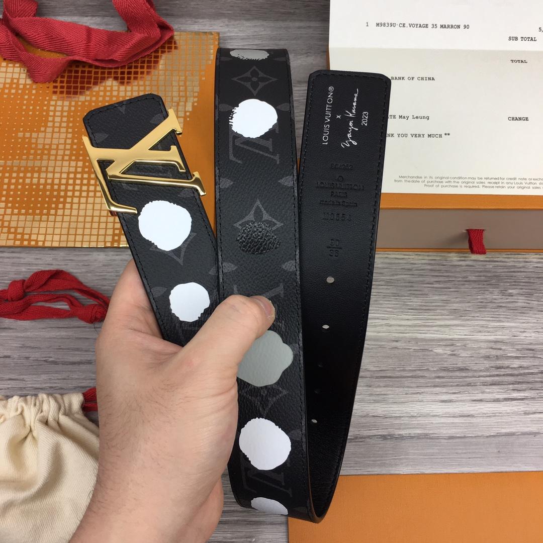 Louis Vuitton LV X YK LV Initiales 40MM Reversible Belt - DopestKickz